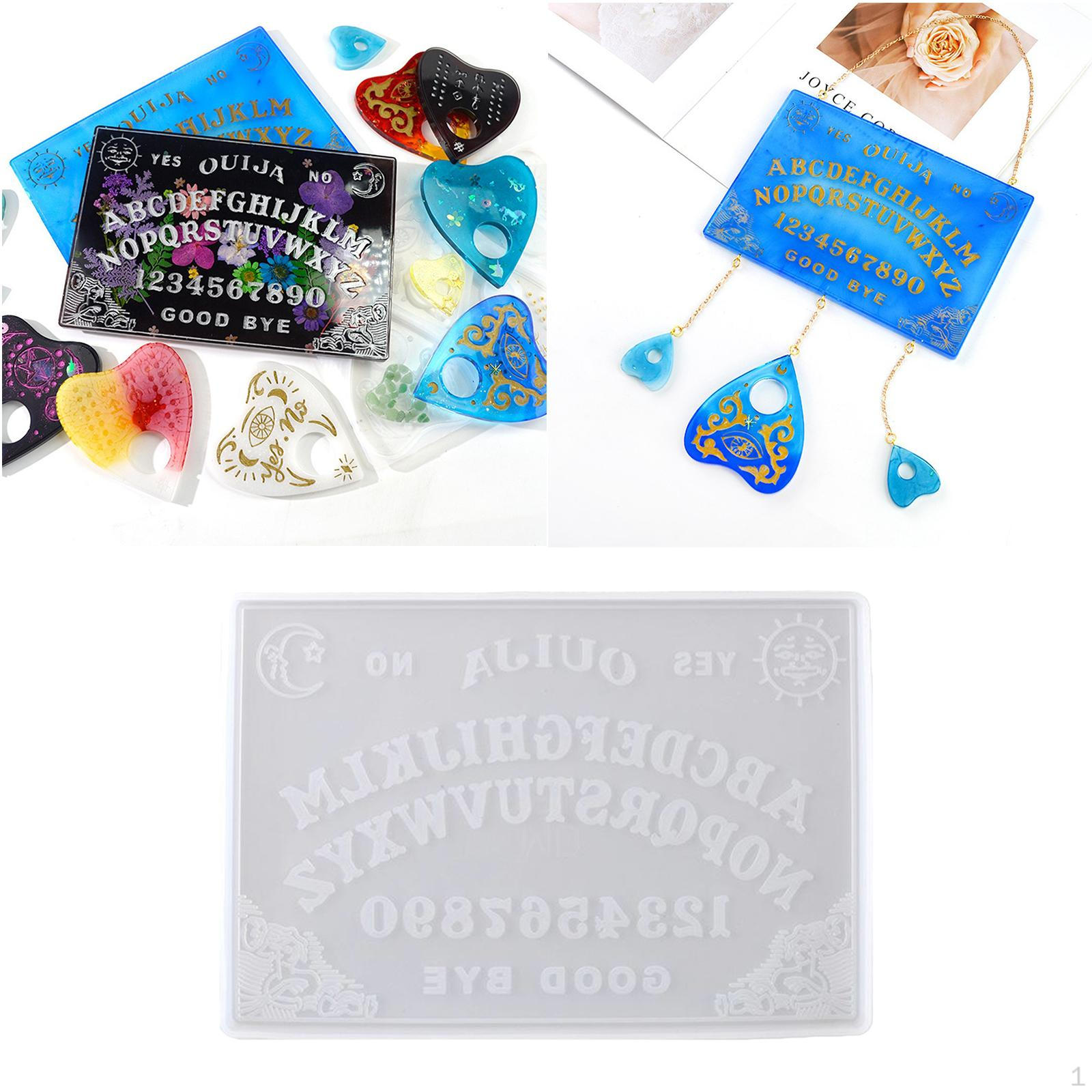 Board Planchette Ouija Resin DIY Jewelry Making Tool Gifts Rectangle
