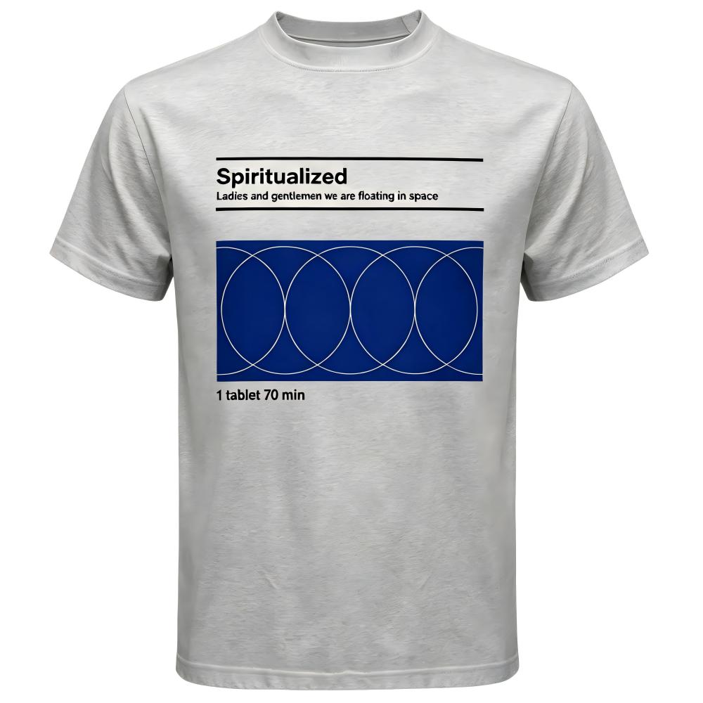 T-shirt Grafica Album Spiritualized Floating In Space