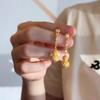 Vintage Exquisite Diamonds Inlaid Gourd Earrings for Women Exquisite Autumn and Winter Style Classic Earring Banquet
