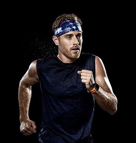 HALO headband (the ultimate sweat-stopping band to keep sweat out of your eyes) Halo BANDIT JP [Band width approx. 10cm] [One size fits all] Charcoal