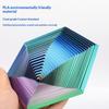 Umweltfreundliches PLA Sechseckiges Fidget Spiralspielzeug Farbverlauf Stressabbau Perfekt für Zuhause Büro Schreibtisch Spiel für Kinder Erwachsene