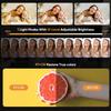 Selfie Light, Clip on Light [Rechargeable], 360°+90° Adjustable 12 Level Brightness Fashionable Portable Phone Selfie Light for Phone, Laptop,
