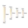50-200pcs/lot Cone Charms Pendants Plastics CCB Rivet Spike Beads Charms For Women Man Hoop Earring Necklace Jewelry Making