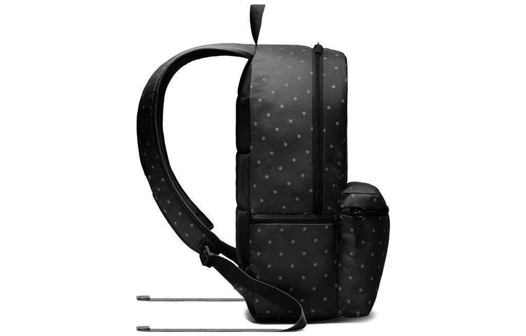 Nike Heritage Polyester Backpack Regular Unisex Black Gray BA5761-011