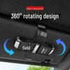 Two-Way Glasses Clip for Geely Cars: Fits Xingyue L, Boyue L, Xingyuan, Xingrui, Galaxy L6 - Sunglasses & Ticket Holder