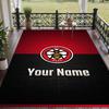 Custom Text Printed Rug Brentford Football Non Slip Floor Carpet For Home Room Decor