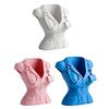 3D Printed Nurse Pen Holder, Creative Figurine with Stethoscope Design, Matte Finish Desktop Organizer for Pens Makeup Brushes, Cute Desk Decor for