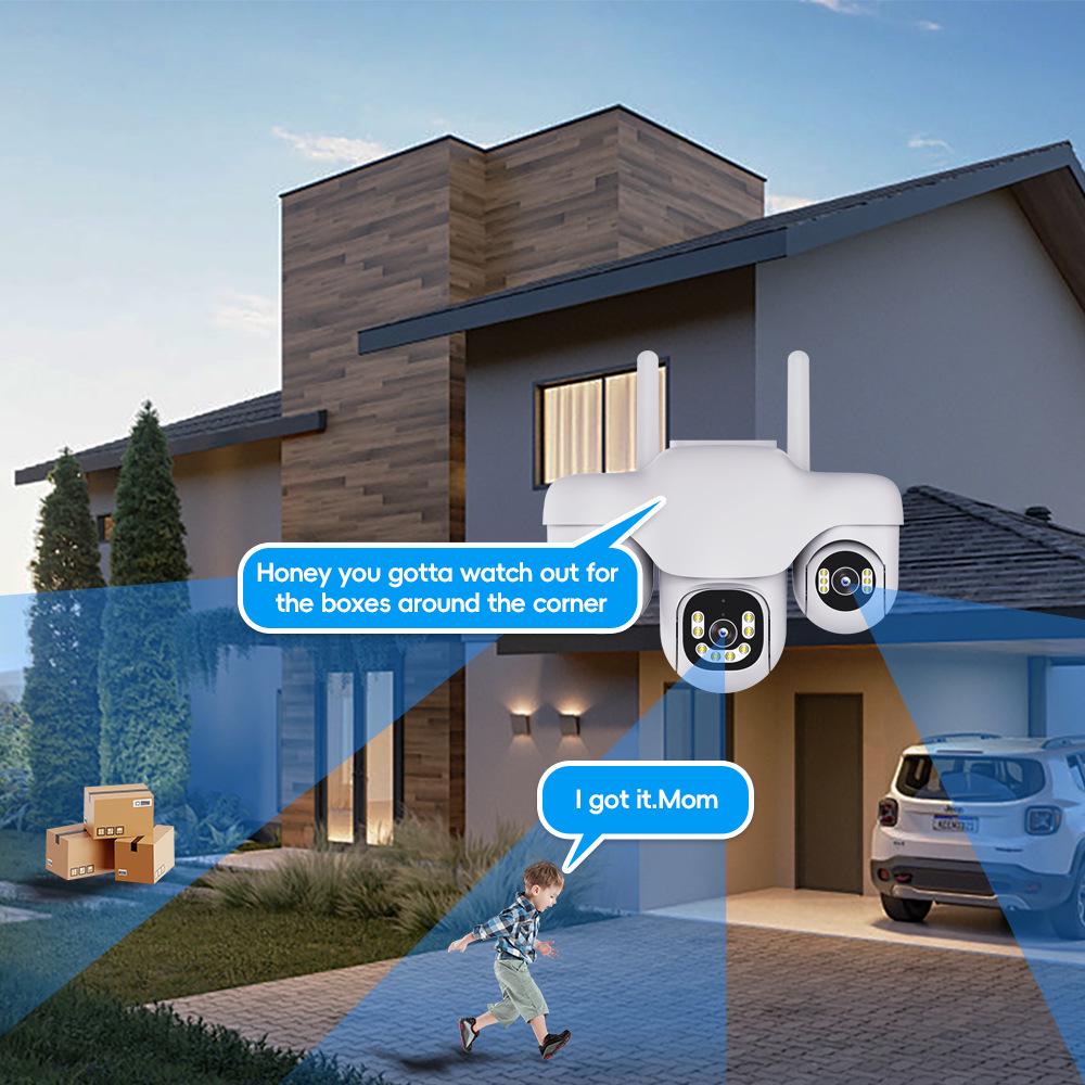 V380 Outdoor Wireless HD Smart Surveillance Camera with Three-Axis Rotation