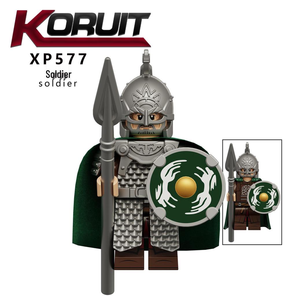 KT1078 Rohan Princess Soldier Minifigure Building Blocks