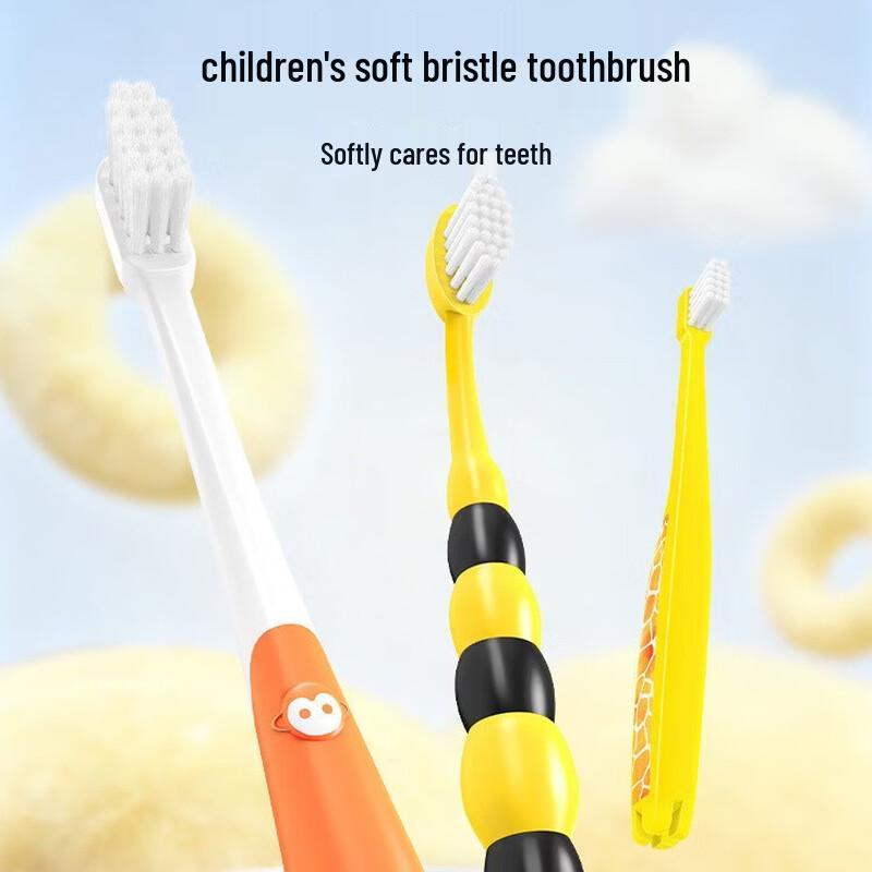 FAWNMUM Kids Little Bee Soft Bristle Toothbrush