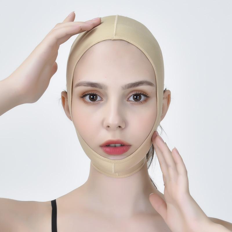Elastische Gesicht Abnehmen Verband V Linie Gesicht Former Frauen Kinn Wange Fahrstuhl Up Gürtel Gesichts Massage Strap Gesicht Hautpflege werkzeuge Schönheit