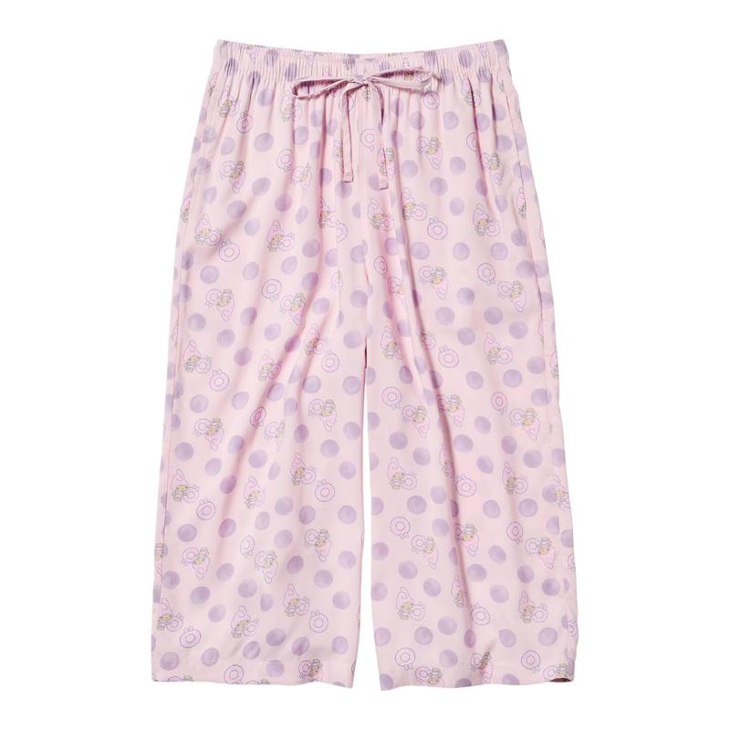 UNIQLO 488158 Women Sanrio Characters RELACO PINK Lounge Pants Pajama Bottoms Japan 3XL