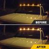 5x Cabs Roof Light Marker Amber Covers W/ Housing Base For Ford 73-97 Super Duty