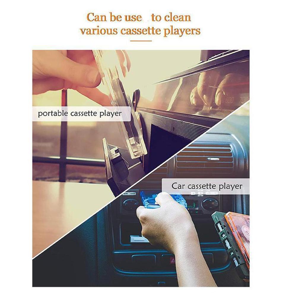 audio tape head cleaning kit, cleaning cassette, demagnetization