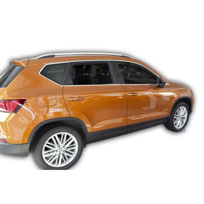 J&J AUTOMOTIVE | Heko Air Deflectors Wind Deflectors For Seat Ateca 5P. Berlina Since 2016