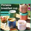 Insulated 600ml800ml With Cup Convenient Lids Spork Large Capacity Cold Retention