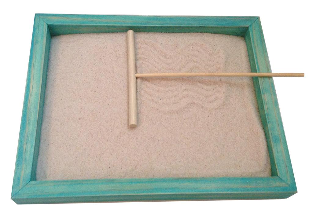 Mini Zen Garden Tool Rake Set, 6 Pieces, Rakes, Drawing Stylus, Sand Smoothing Push Rake
