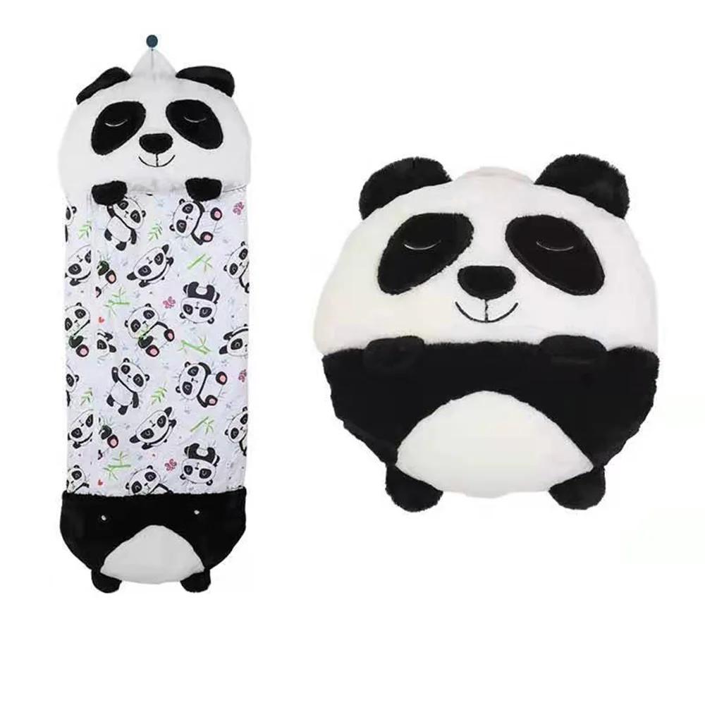 Children's Sleeping Bag Plush Doll Pillow Boys Girls Warm Soft Lazy Kids Sleepsacks Baby Cartoon Sleep Sack For Birthday Gift