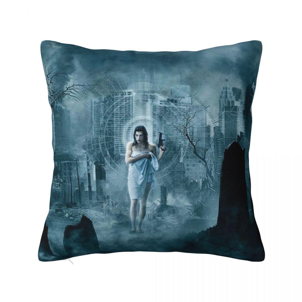 Residents Evils Pillow Case Cushion Cover Polyester Graphic Pillow Cover Vintage Pillowcases For Sofa Bedroom Home Decor