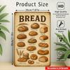 Metal Poster Wall Art, Vintage Bread Sign, Kitchen Cafe Decor