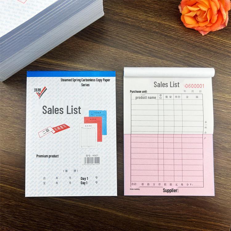 36K Carbonless Sales Invoice & Delivery Note Book - Two/Three-Part Forms