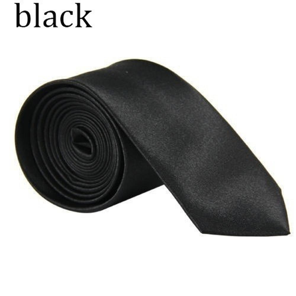 1 stk Nye Herre Casual Slanke Slips Klassiske Polyester Vevde Fest Slips Mote Mann Hals for Bryllup Business Herre Tilbehør