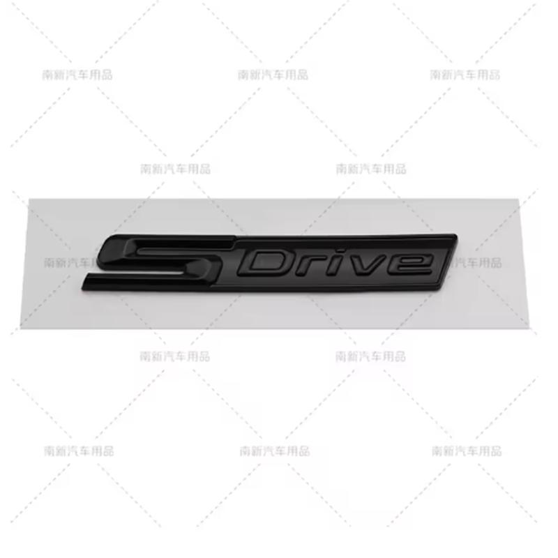 ABS Car XDrive SDrive Logo Emblem Badge Rear Boot Trunk Sticker Side Fender Decals For BMW 3 4 5 6 7 Series X1 X3 X5 X6 M3