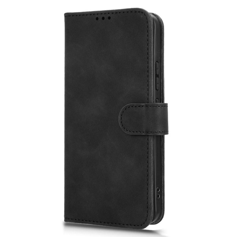 For itel S25 4G Leather Case Skin-Feel Anti-Drop Wallet Flip Phone Cover