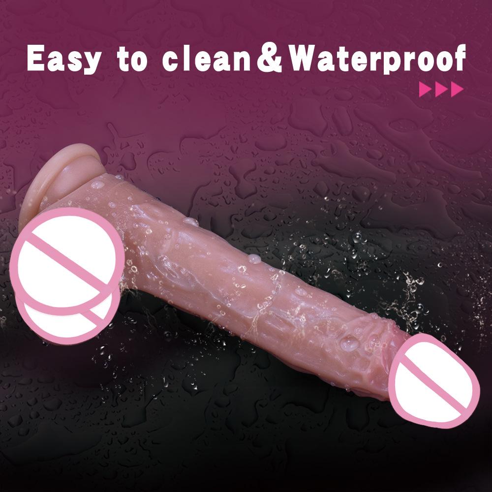 Automatic Thrusting Silicone Dildo with Suction for Women’s Pleasure