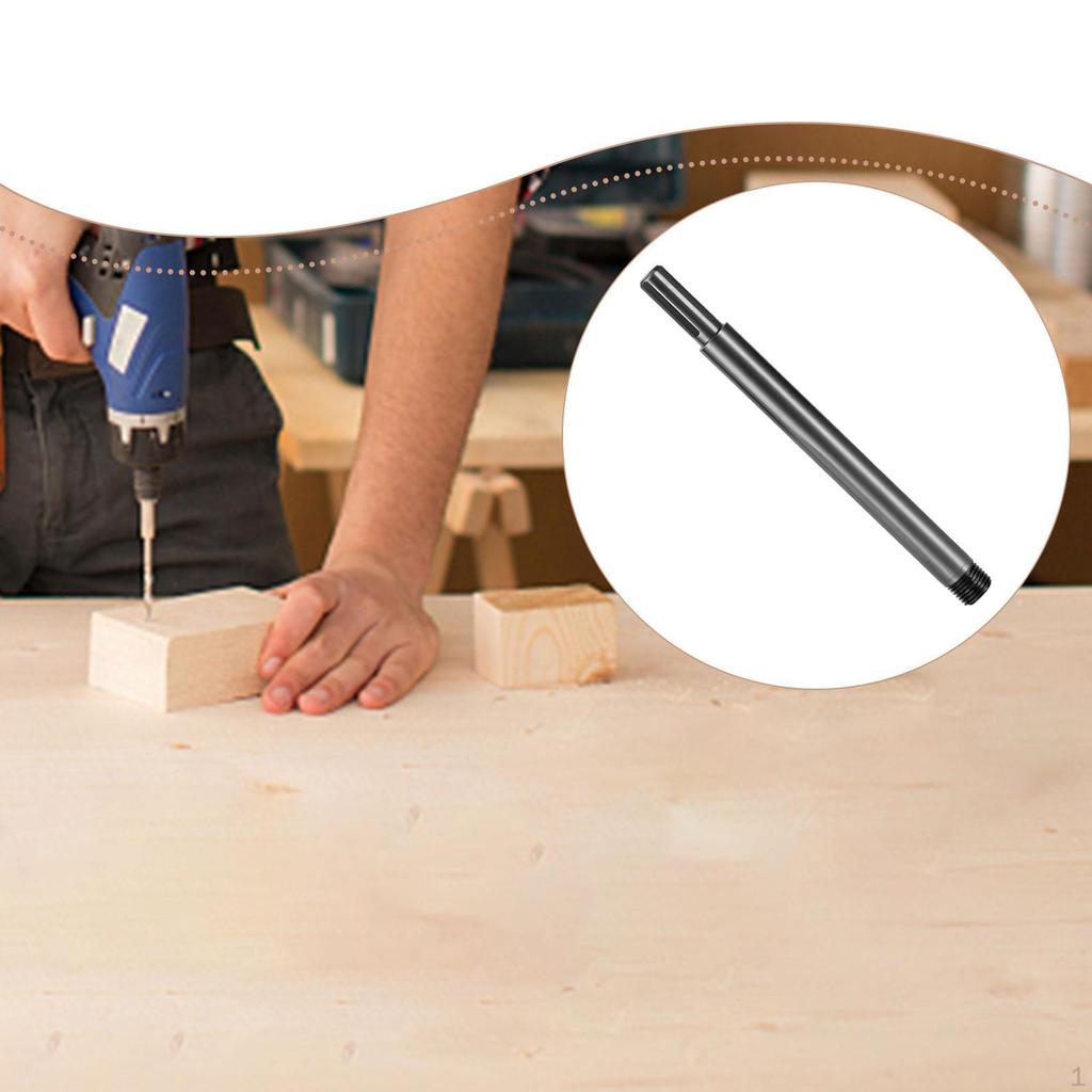 Drill Bit Extend ,Double Screw Fixed ,Woodworking ,Reusable ,Thickened Steel Extension Set for