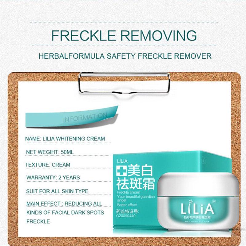 Herbal Whitening Freckle Cream Moisturizing Remove Melasma Acne Spots Melanin Dark Spots Face Care