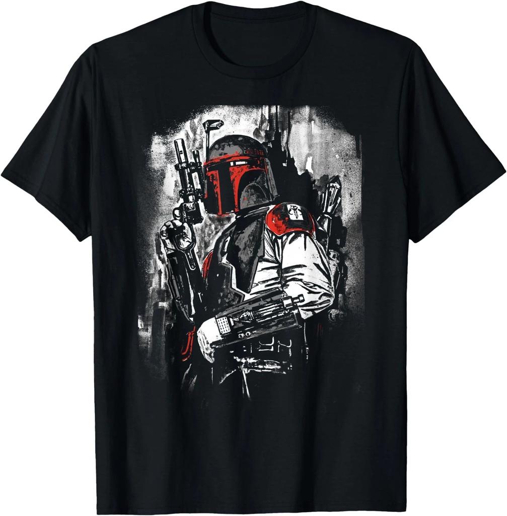 Star Wars Boba Fett Stare Down Graphic T-Shirt T-Shirt