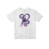 T-shirt Casual in Cotone a Maniche Corte Stampata Lily Lovebraids per Bambine