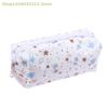 Canvas Star Multifunctional Stationery Bag - Large Capacity Pen Bag Pencil Case Portable Cosmetic Clutch Bag for Gifts