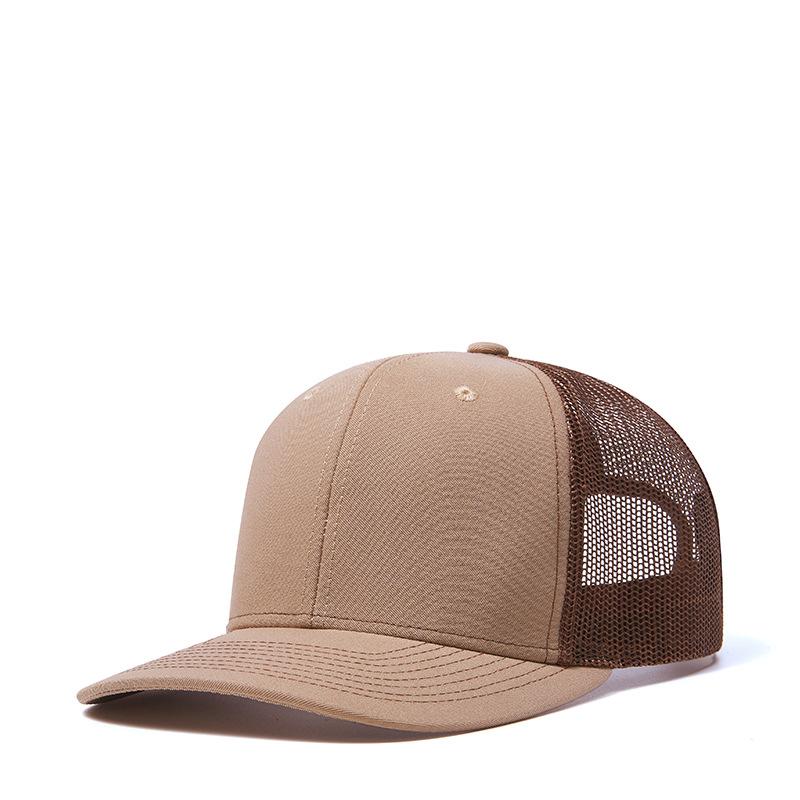 Custom Logo Animal Hunting Leather Patch Mesh Snapback Richardson 112 Trucker Hats Caps Duck Camo Trucker Hats