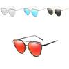 Stylish And Chic Women Ladies Retro Cat Eye Sunglasses Featuring Reflective Fashion Design