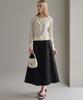 LUSIDA Rustling Pocket A-Line Skirt_2 Colors
