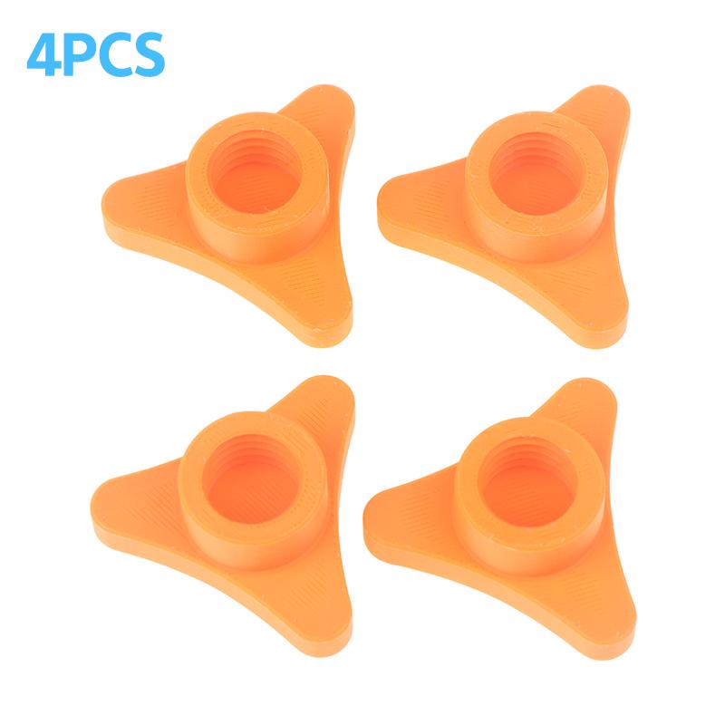 Pack of 4 Adhesive Seal Caps - Hardwearing Plastic Tops for Regular Bonding Agent Bottles, Compact DIY Tools