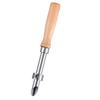 Straw Puncher for Plastic Lids Adjustable Collar Straw Hole Puncher Wooden Handle Lemonade Cup Hole Punch Tool Beverage Making Supplies