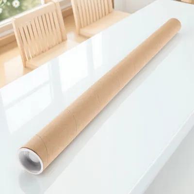Round Paper Poster Tube Extra Long Strong Cylindrical Container for Storing Blueprints Designs Paintings Crease Proof Structure