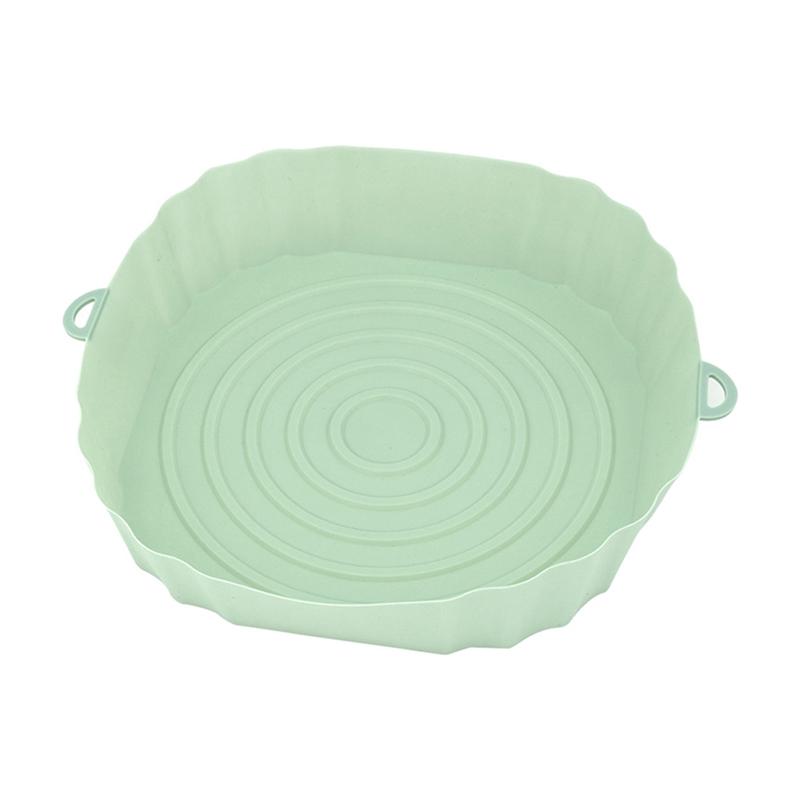 

23 см аэрофритюрницы, противень для выпечки, корзина для жареной курицы, коврик для фритюрницы, силиконовый горшок, сменная сковорода для гриля, аксессуары зелёный