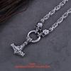 1pc Punk Men's Skeleton Hammer Pendant Necklace, Viking Men's Street Party Fashion Gift Necklace Jewelry