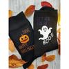 Personalised Halloween Socks Boo Pumpkin Autumn Spooky Socks Halloween Gothic Party Decor Accessories Photo Props Friend Present