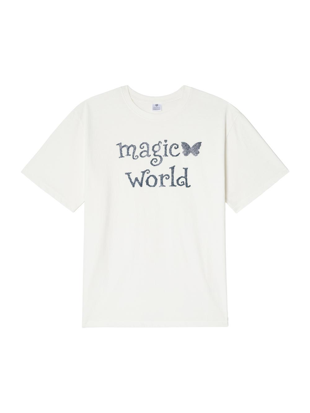 Aisseommeoli Magic World T-Shirt - Ivory Ivory