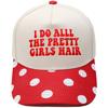 I DO ALL THE PRETTY Embroidery Color Matching Truck Driver Hat Fun Men's and Women's Sunshade Dad Hat