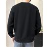 Men's Fleece Lined Crew Neck Sweatshirt Loose Fit Warm Casual Pullover