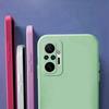 Square Liquid Silicone Soft Case For Xiaomi Redmi Poco Samsung Galaxy A21S A31 A51 A71 iPhone 16 7 8 11 12 13 14 15 16E Full Covers Protection Cover