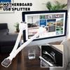 Motherboard USB Extension Cable 9 Pin 1 Female To 2 Male Y Splitter Audio HD Extension Cable Desktop 9 Pin USB2.0 HUB Connector