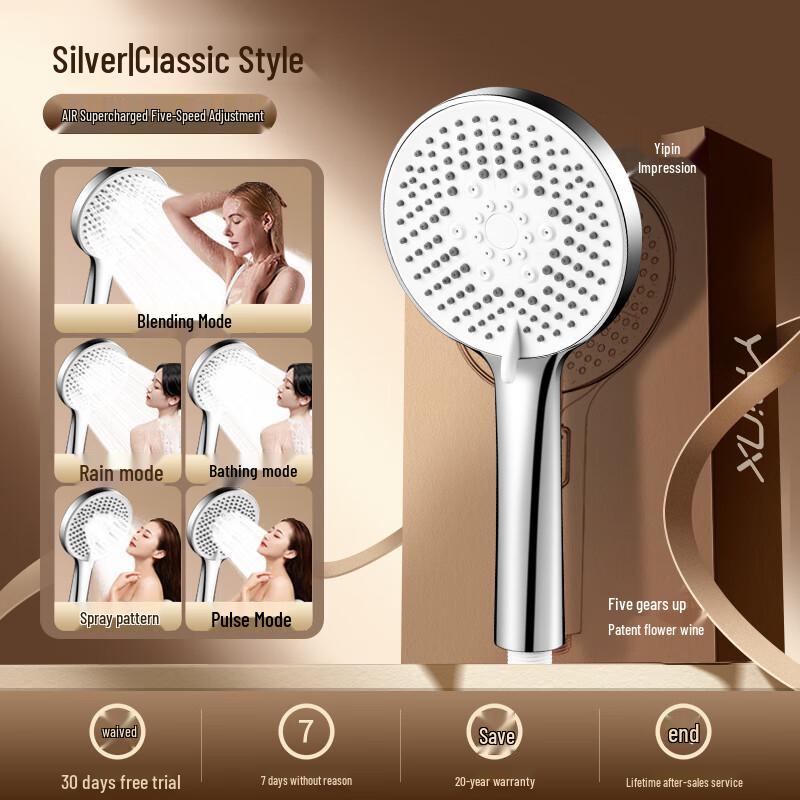 German Pressurized Shower Head