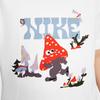 Nike T-Shirt Ringlet Comfortable Fashion Casual Versatile Short Sleeve Kids tops White IM4496-100
